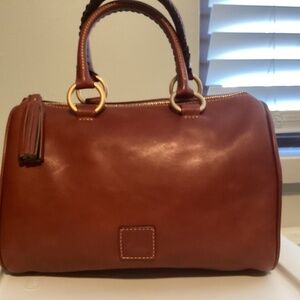 Dooney and Bourke Florentine Barrel Satchel, Ginger